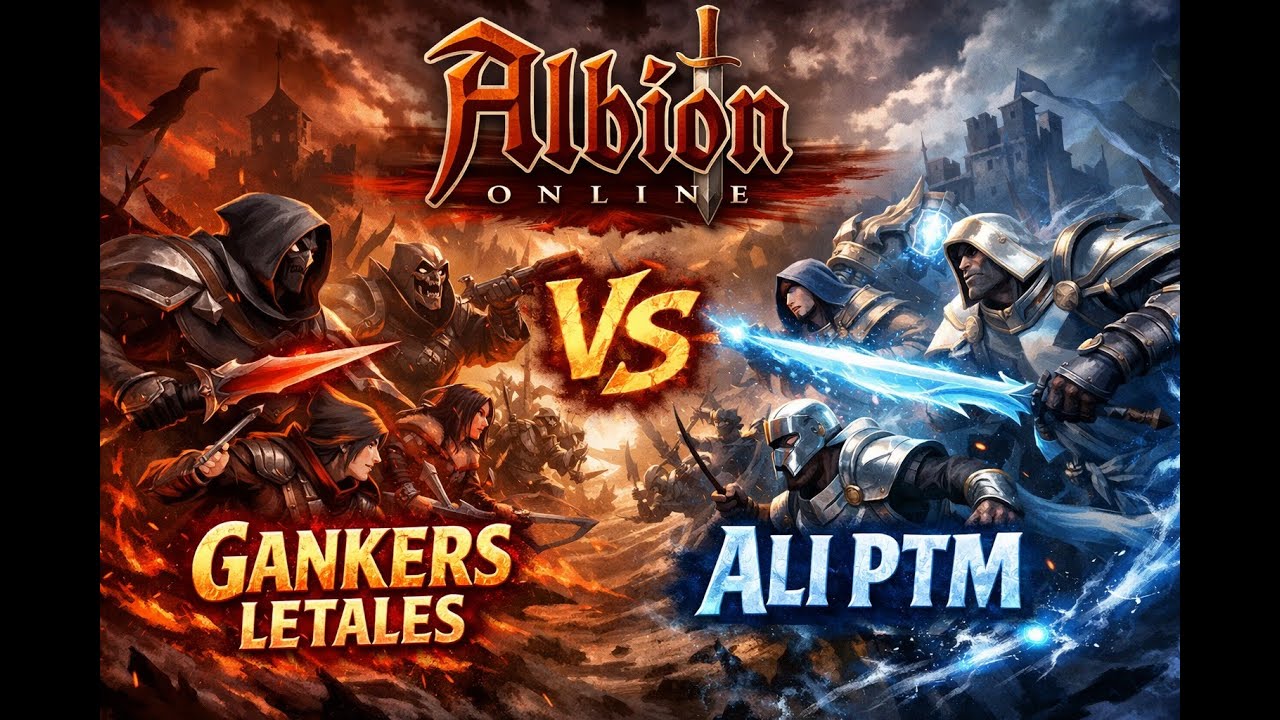 Gankers Letales+ALI VS ALI PTM + ALI LWADC!.. Albion Online!..
