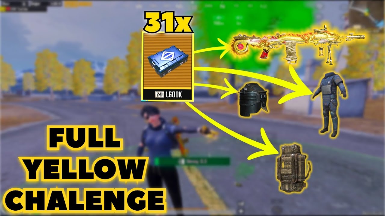 FULL YELLOW CHALENGE 31x😜😜 | Artic Base 300K Solo mod | Metro royale CH28