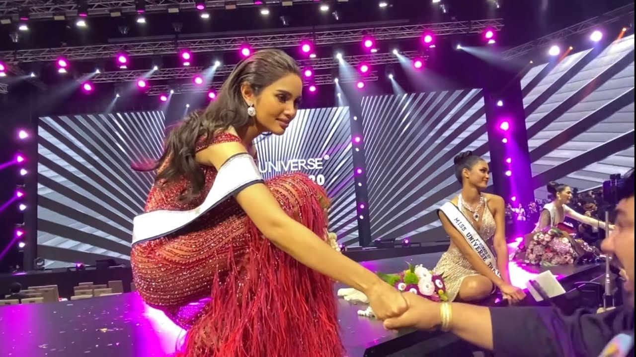 บรรยากาศชื่นมื่น-หลั่งน้ำตาบนเวทีหลังการประกวด-Miss Universe Thailand 2020-After Crowning Moment EP1