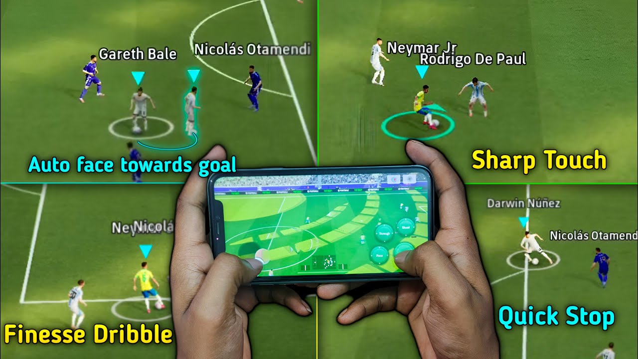 4 скрытых приёма дриблинга, которые вы должны освоить в eFootball 2026 | Обучающее видео с камерой 🔥