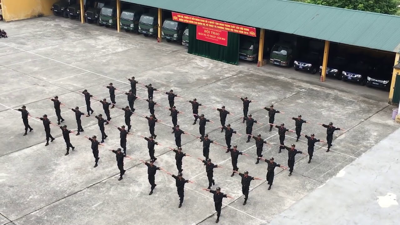 Võ thuật 25-38-44 Cảnh sát Cơ động