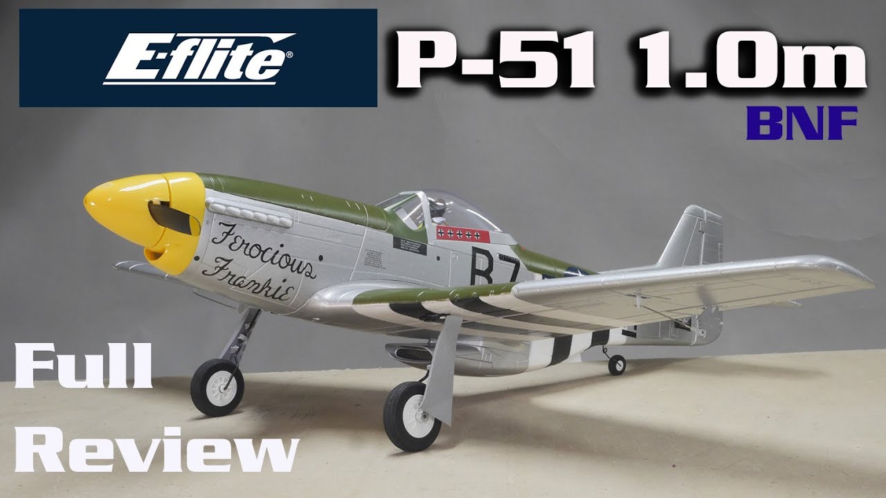 Park Pony - E-flite P-51D Mustang 1.0m BNF Full Review | HobbyView