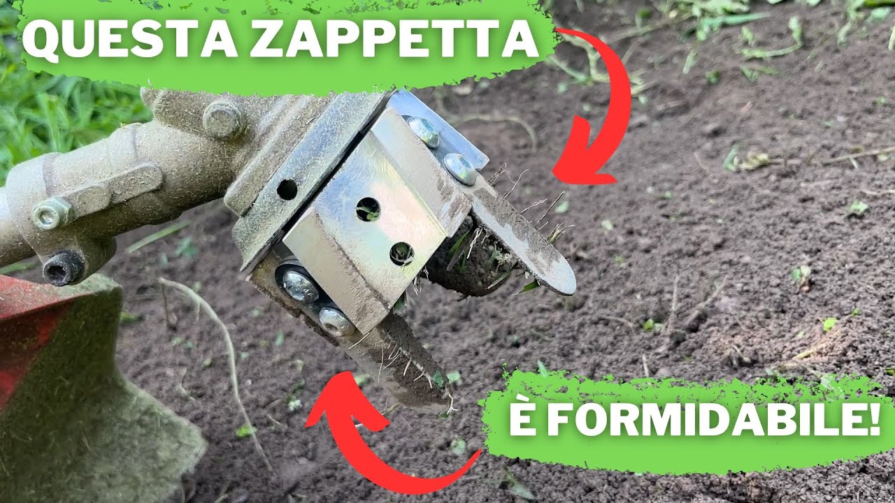 Trasformo il mio DECESPUGLIATORE in un ERPICE ROTANTE!