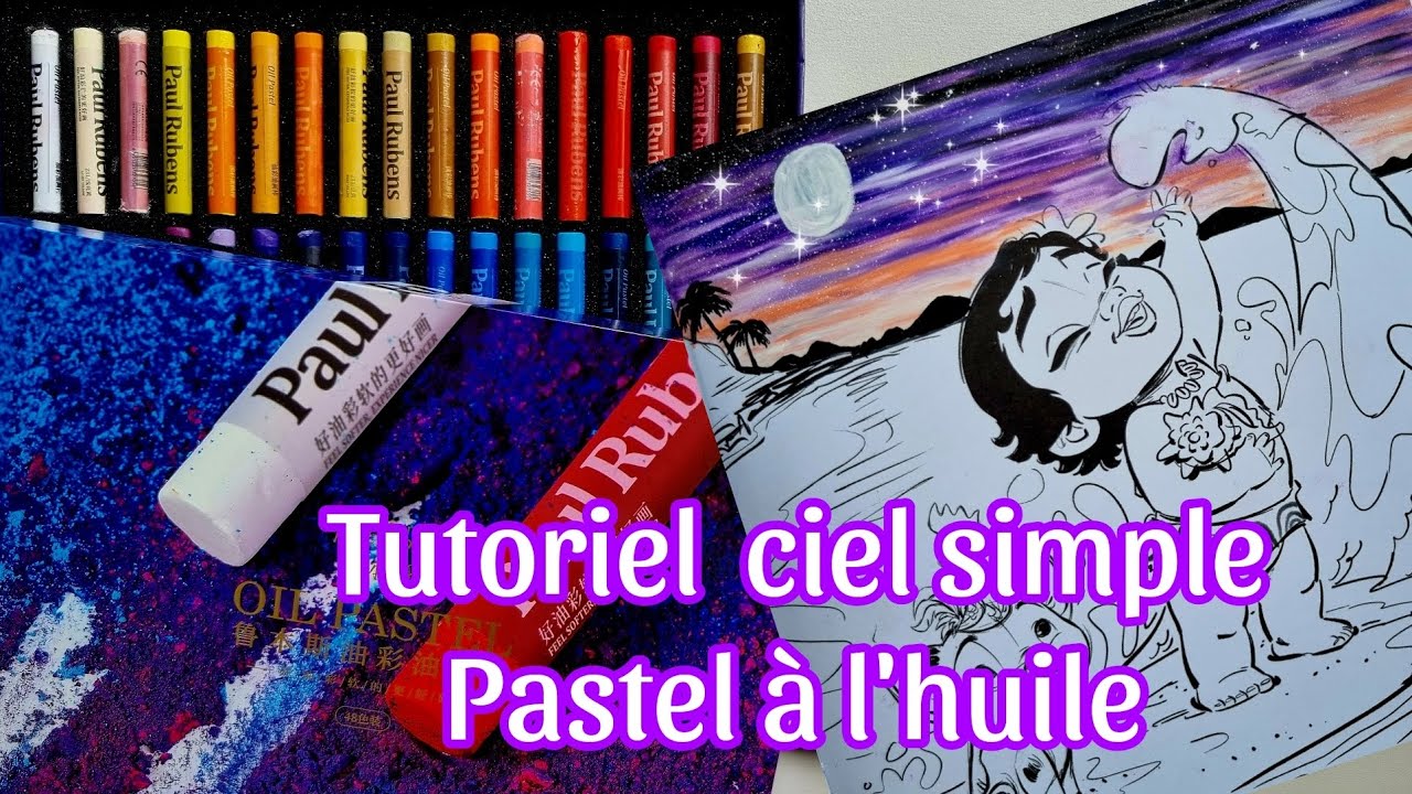 Pastel à l'huile Paul Rubens et tutoriel ciel 🌈