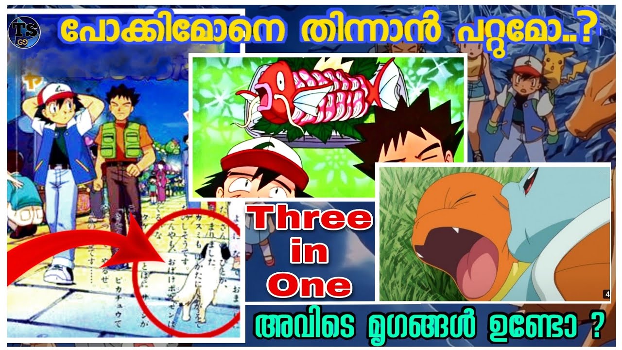 Do Animals Exist In Pokemon World || Can we eat Pokemons || Malayalam | Toon Story GG