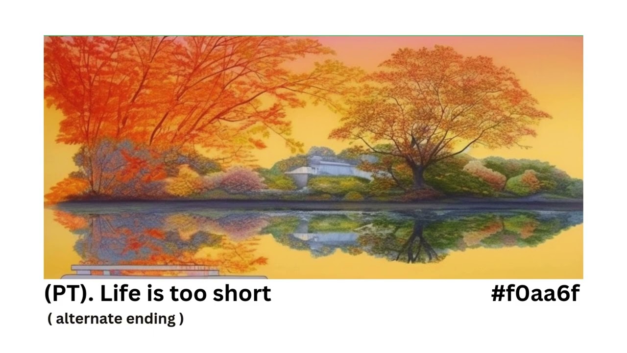 (PT). Life is too short (alternate ending)
