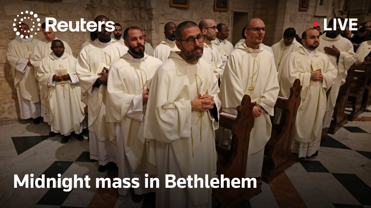 LIVE: Midnight mass at Bethlehem's Nativity Church