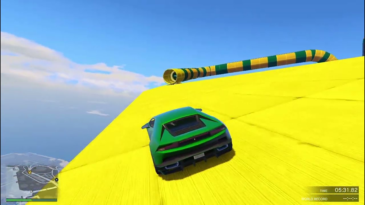 قراند 5/ باركور فريد من نوعه بسيارات متنوعة gta v