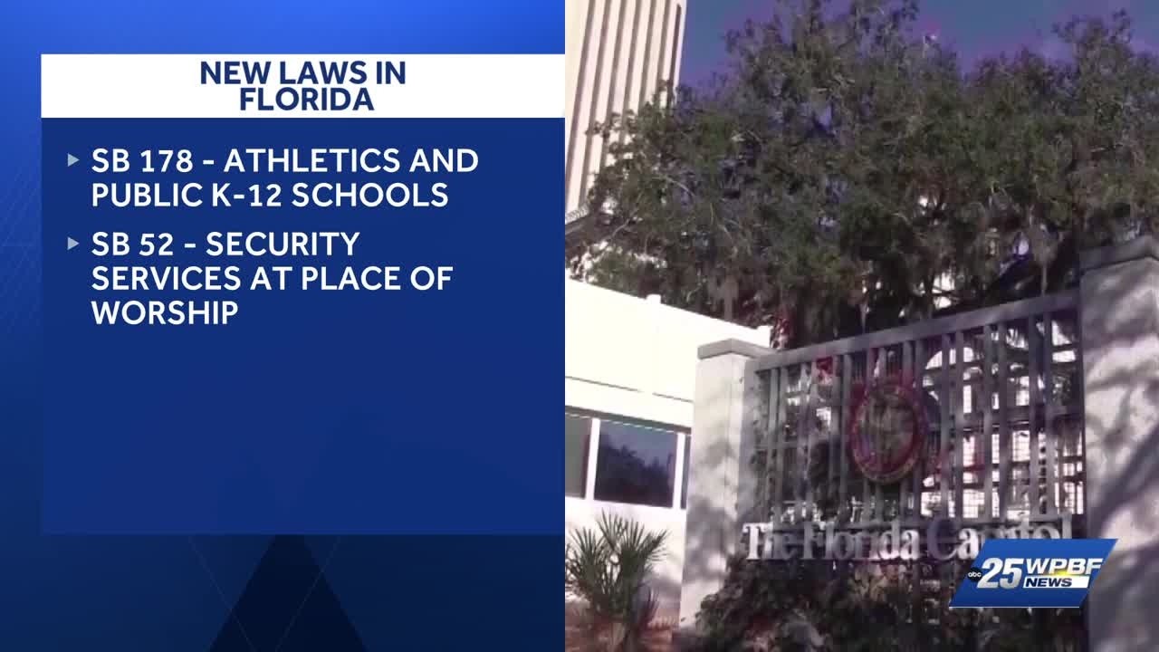 More than 100 new Florida laws take effect July 1, including changes for coaches and traffic offe...