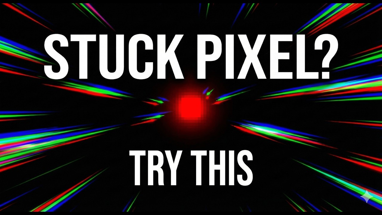 Stuck Pixel Fixer (Flashing Colors) – Try This First! | Dead Pixel Repair Test | 1 Hour