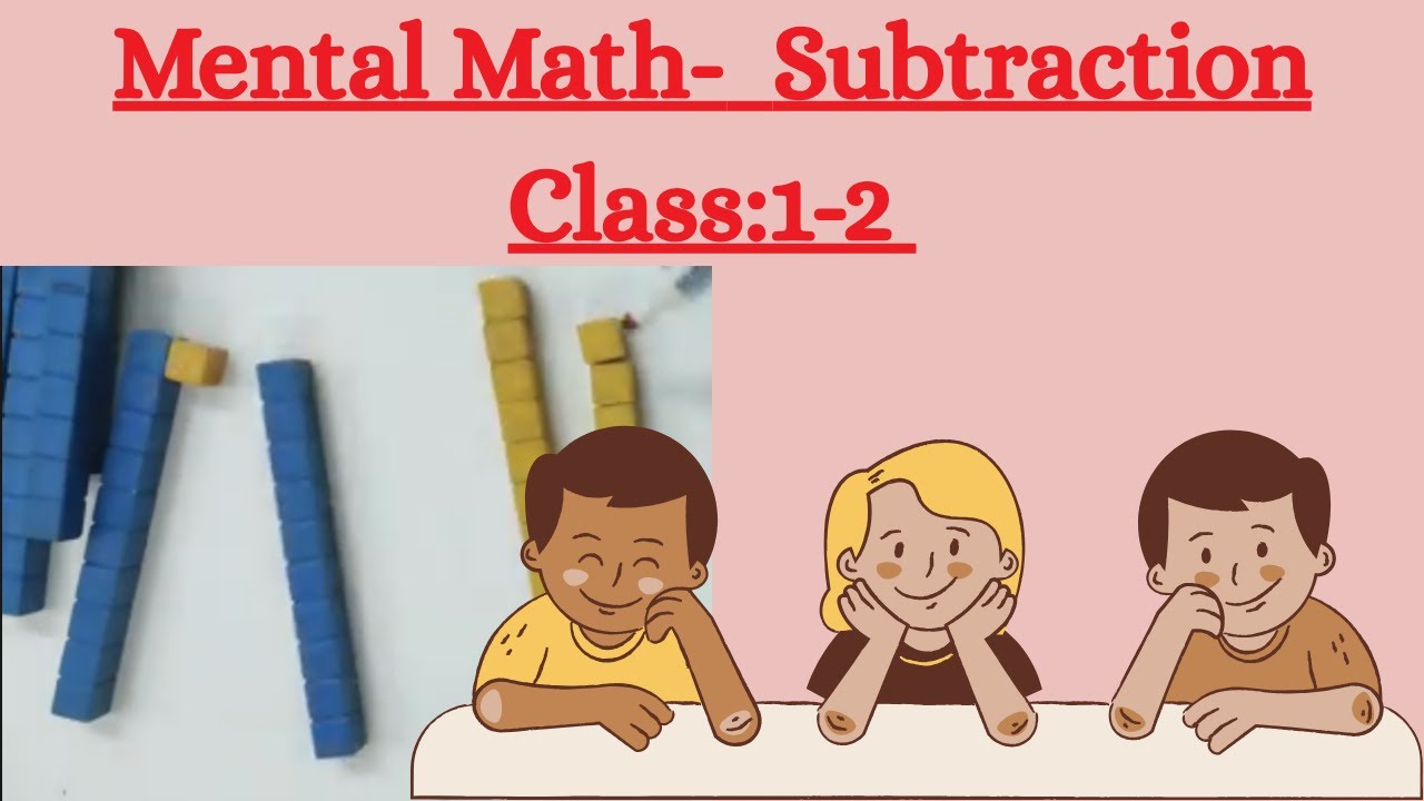 Live Class :Subtraction with Borrow I Math Class 1 and 2