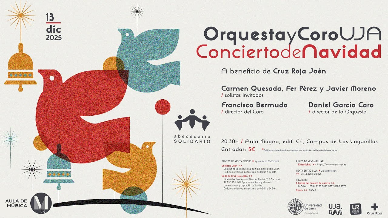 Concierto de Navidad 2025: Orquesta y Coro de la Universidad de Jaén