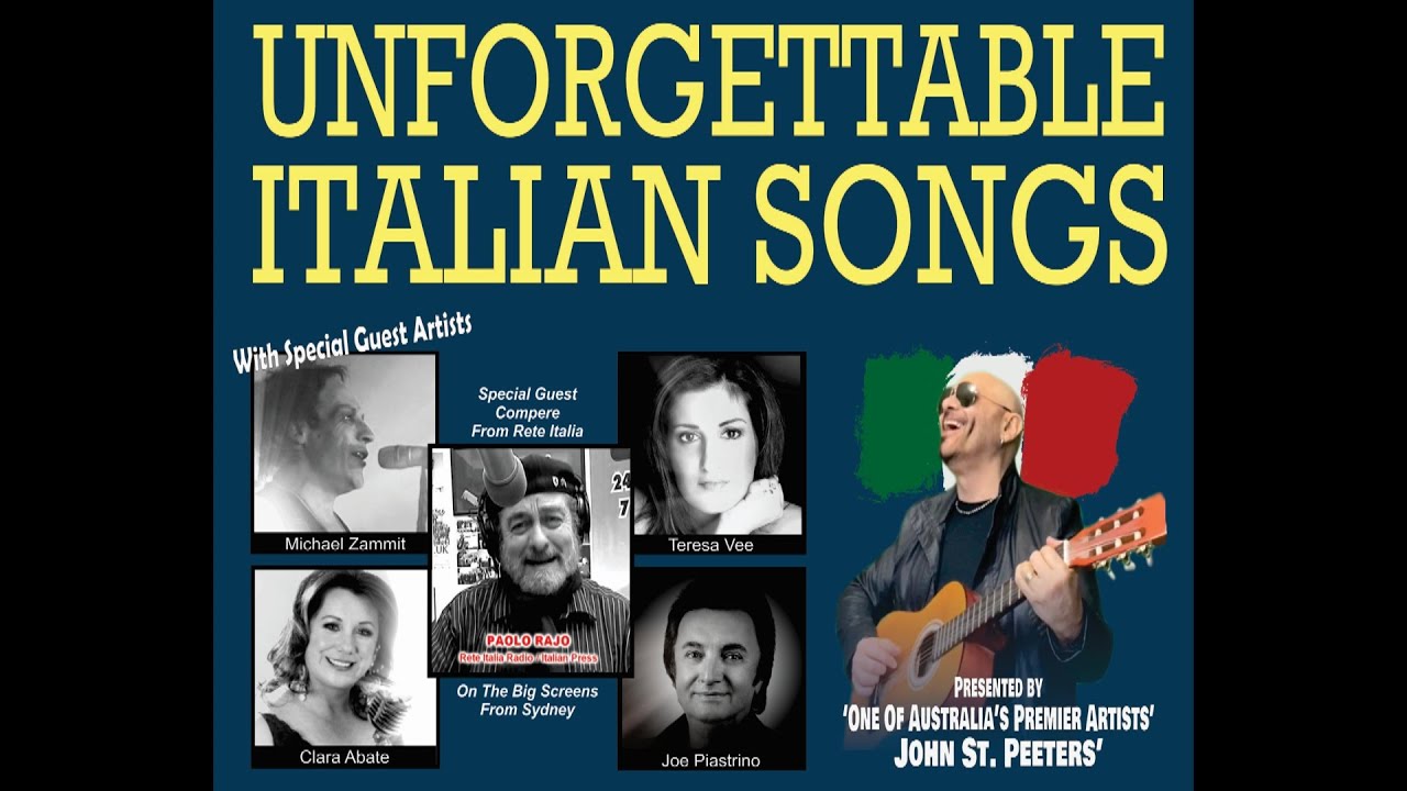John St. Peeters UNFORGETTABLE ITALIAN SONGS 2022