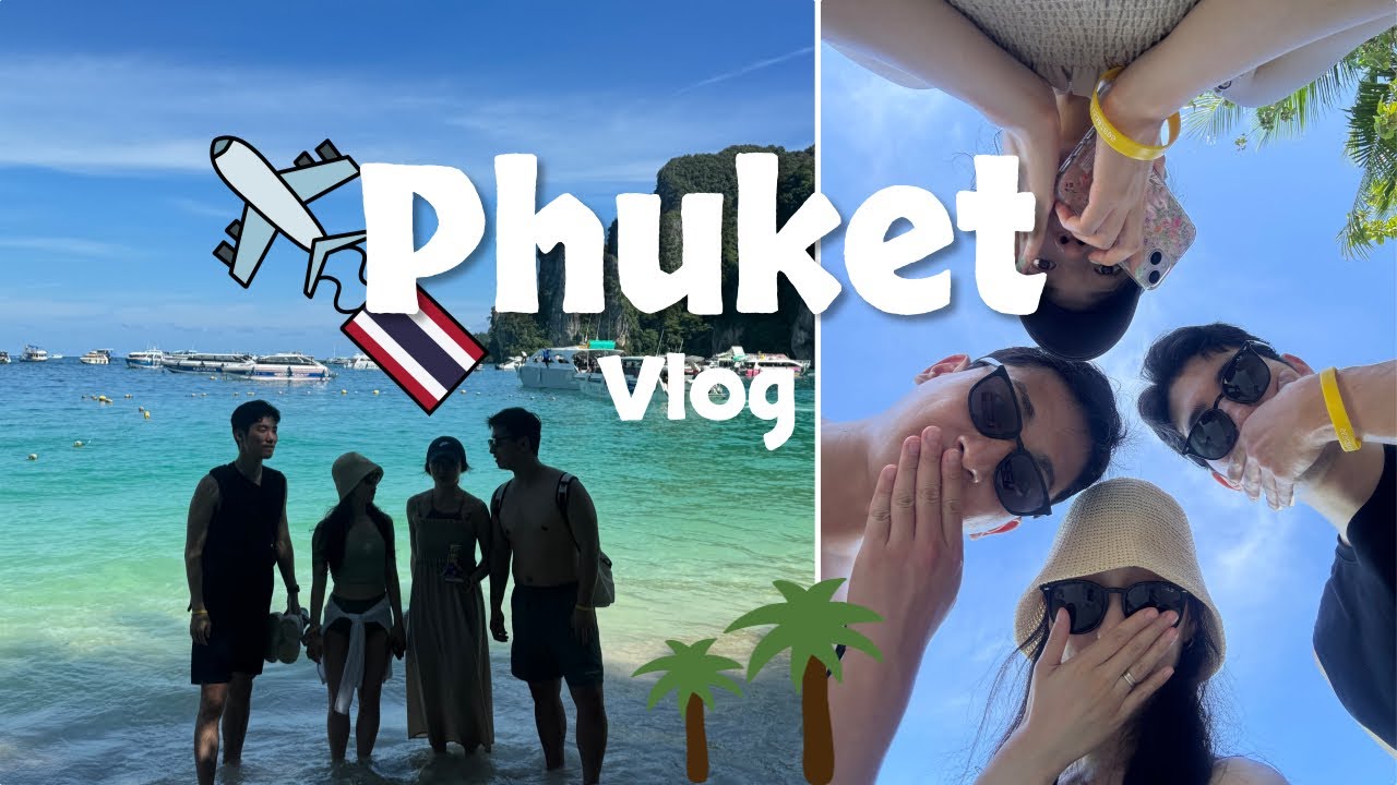 푸켓 여행 with 친구쀼 | 피피섬 투어🌴🌊