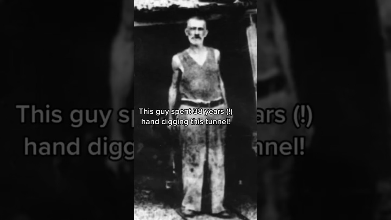 He Spent 38 Years Digging A Tunnel By Hand