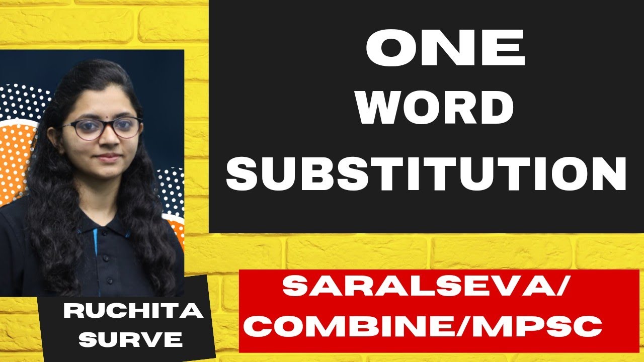 IMP PYQ One word substitution|Tcs/IBPS pattern/ combine /mpsc