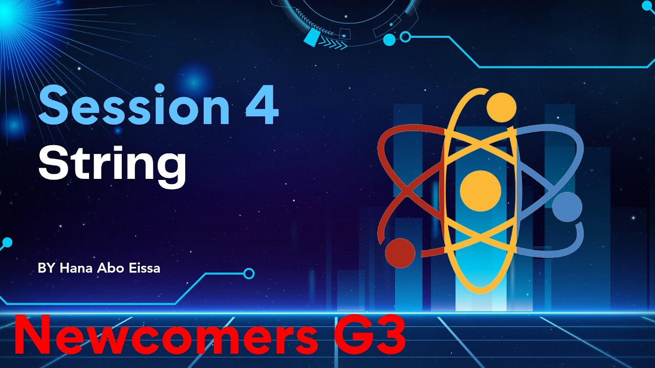 Newcomers G3 Session 4