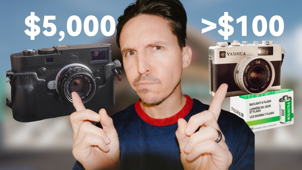 is the Leica M10 better than this cheap point & shoot film camera?