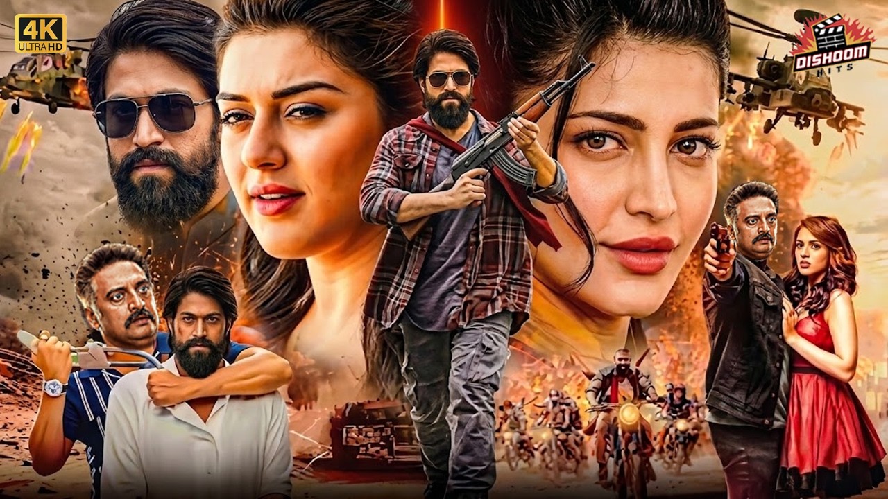 Rocki Star Yash New Released Hindi Dubbed Action Movies | Yash, Prakash Raj, Darshan, Sheena, Kaniha