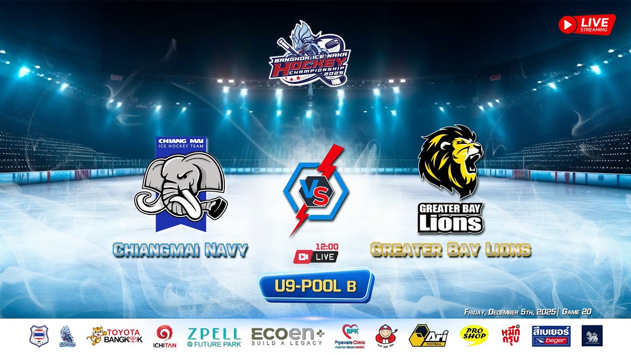 Chiangmai Navy VS Greater Bay Lions | Division U9 POOL A | Game 20