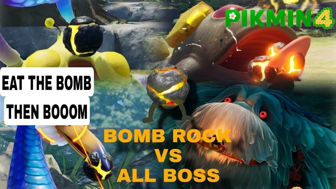 Bomb Rock VS All Boss and Enemies Animation