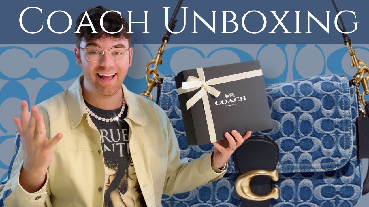 Coach Denim Signature Soft Tabby Unboxing | Soft Tabby Shoulder Bag