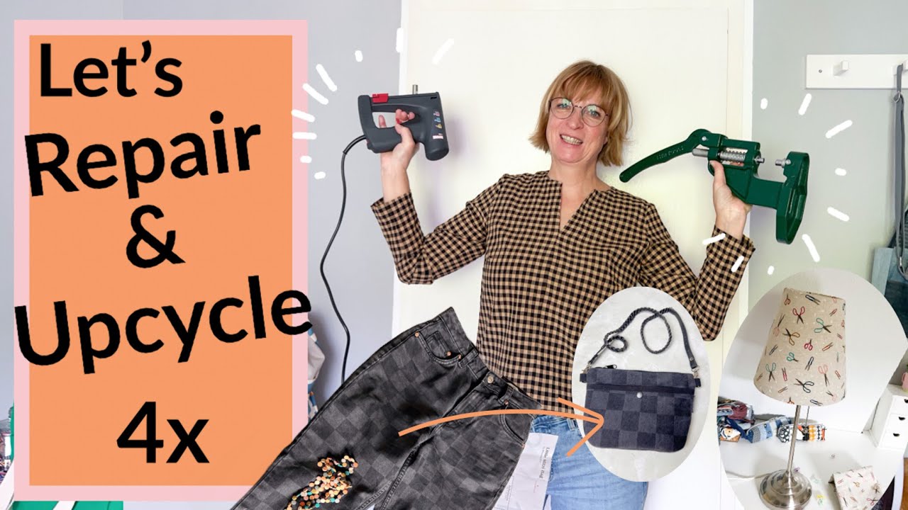 4x Repair & Upcycling!!✂️  😜