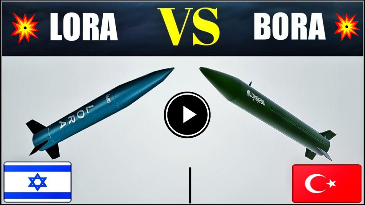 Turkish BORA (KHAN) VS Israeli LORA Short-Range Ballistic Missile
