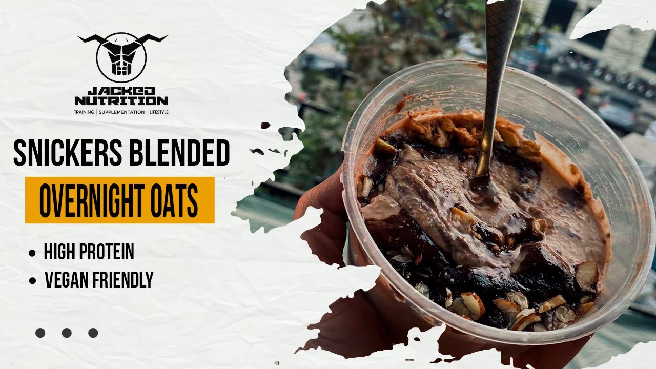 High Protein Vegan Friendly Overnight Oats | Jacked Nutrition