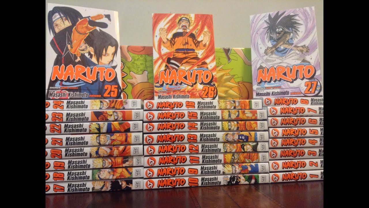 Manga Unboxing - Naruto Box Set Volumes 1-27 + Room Tour Update