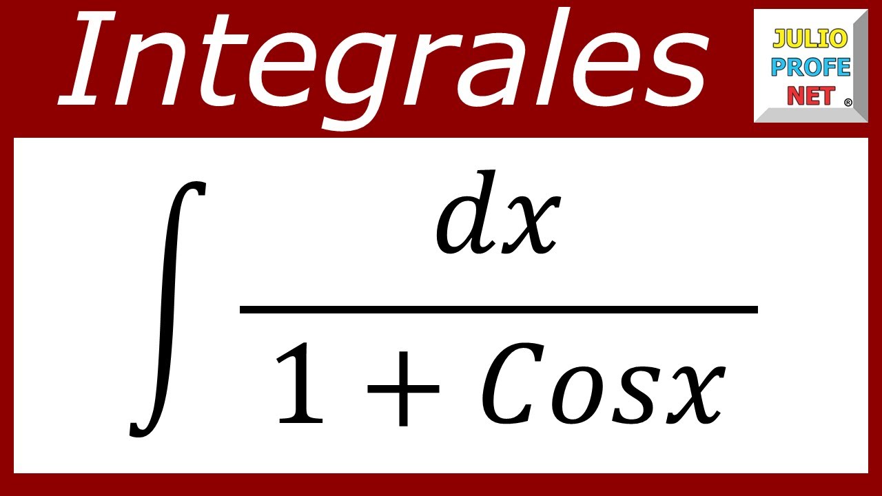 Integrales directas | Ej. 9 #julioprofe