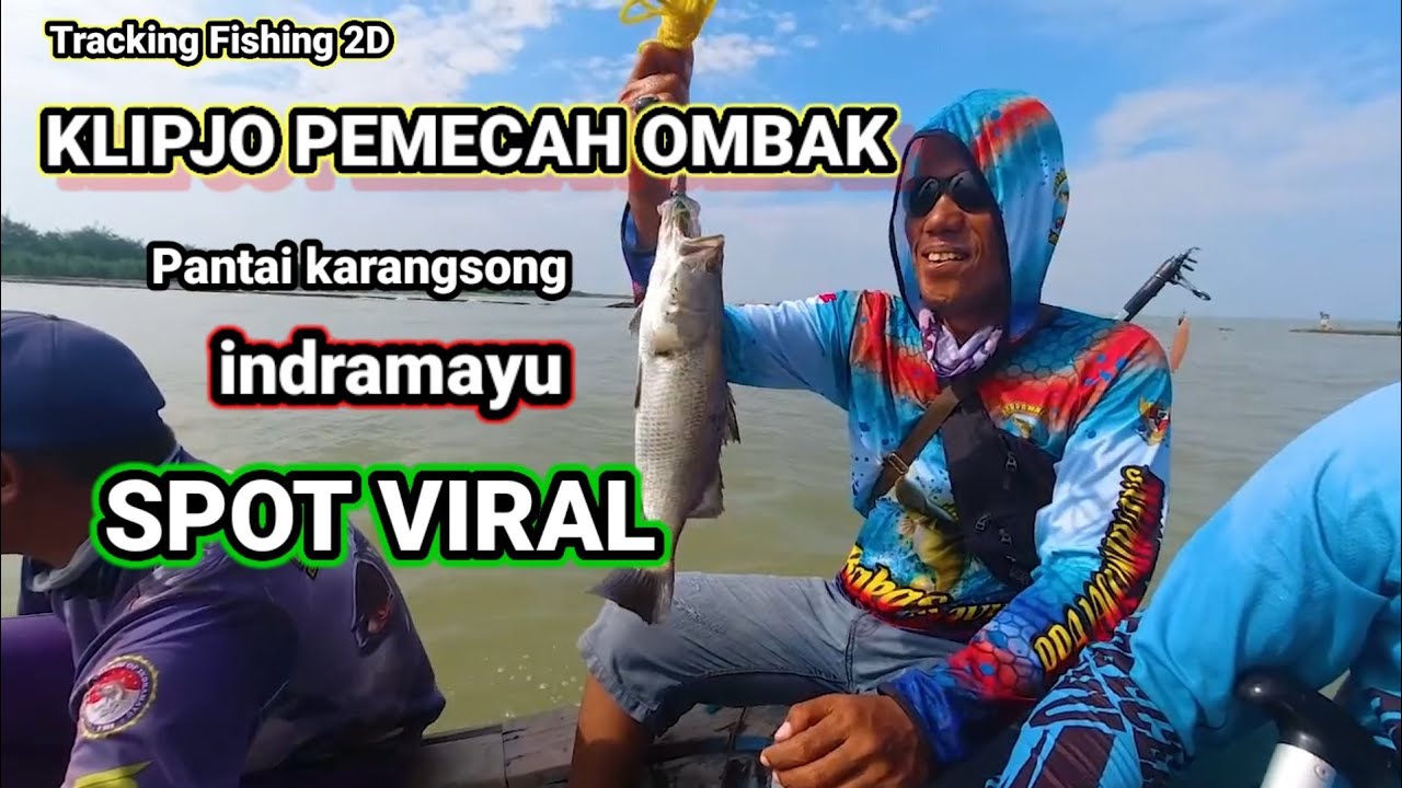 Mancing Kakap Barramundi di spot Dam ijo Spot viral pemecah Ombak Karangsong indramayu