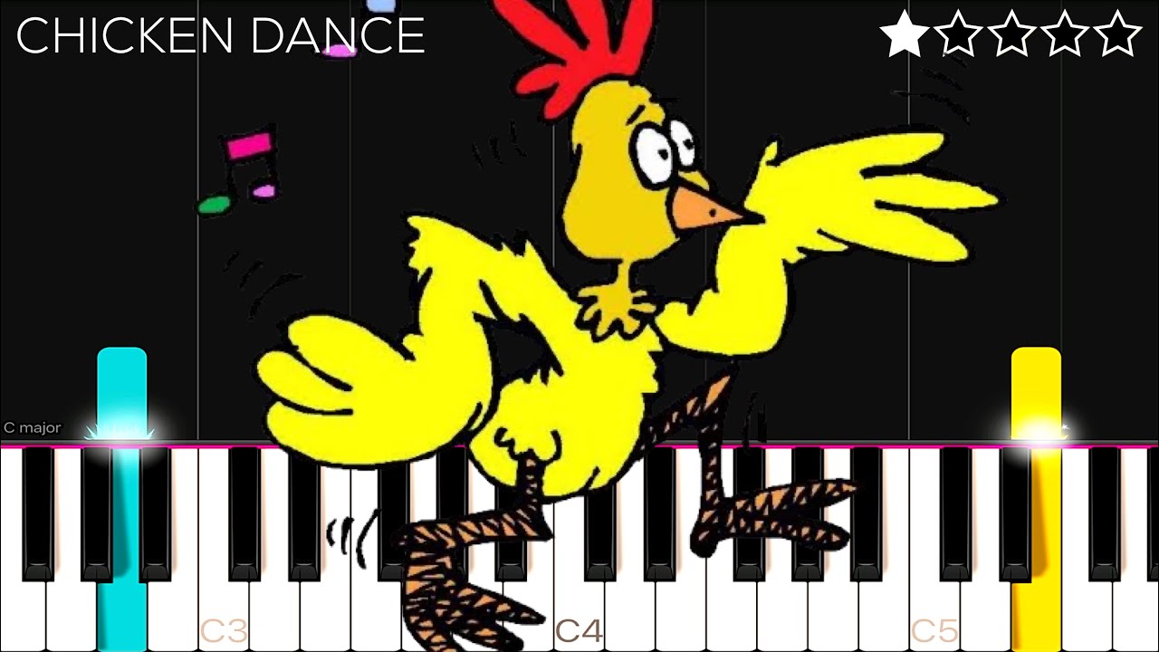 THE CHICKEN DANCE | EASY Piano Tutorial