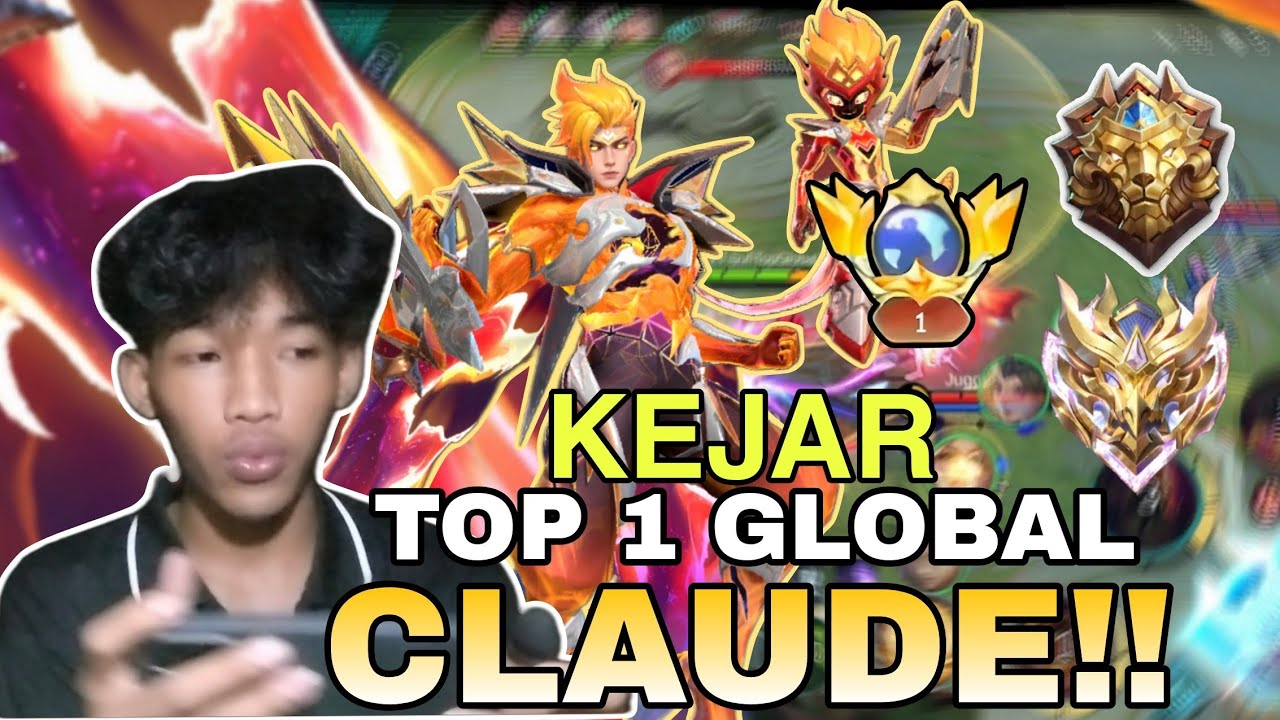 KEJAR TOP GLOBAL CLAUDE STAR  LEGEND TO IMORTAL SEASON 40!! mobilelegendsBANG-BANG