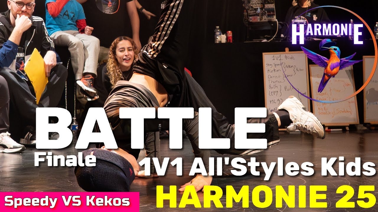 Battle Harmonie 2025 - Finale All'Styles 1V1 Kids - Speedy VS Kekos (2ième  passage)