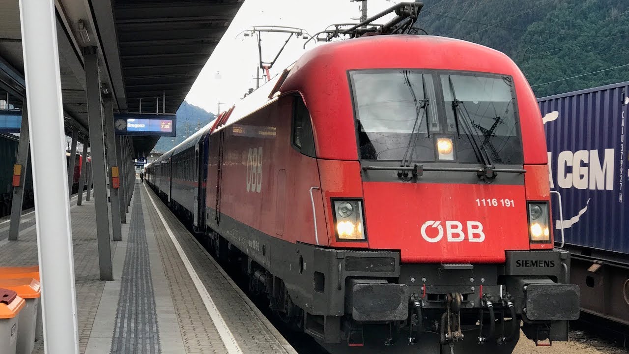 ÖBB Nightjet Wien Hbf ARZ - Bregenz in Bludenz [4K]