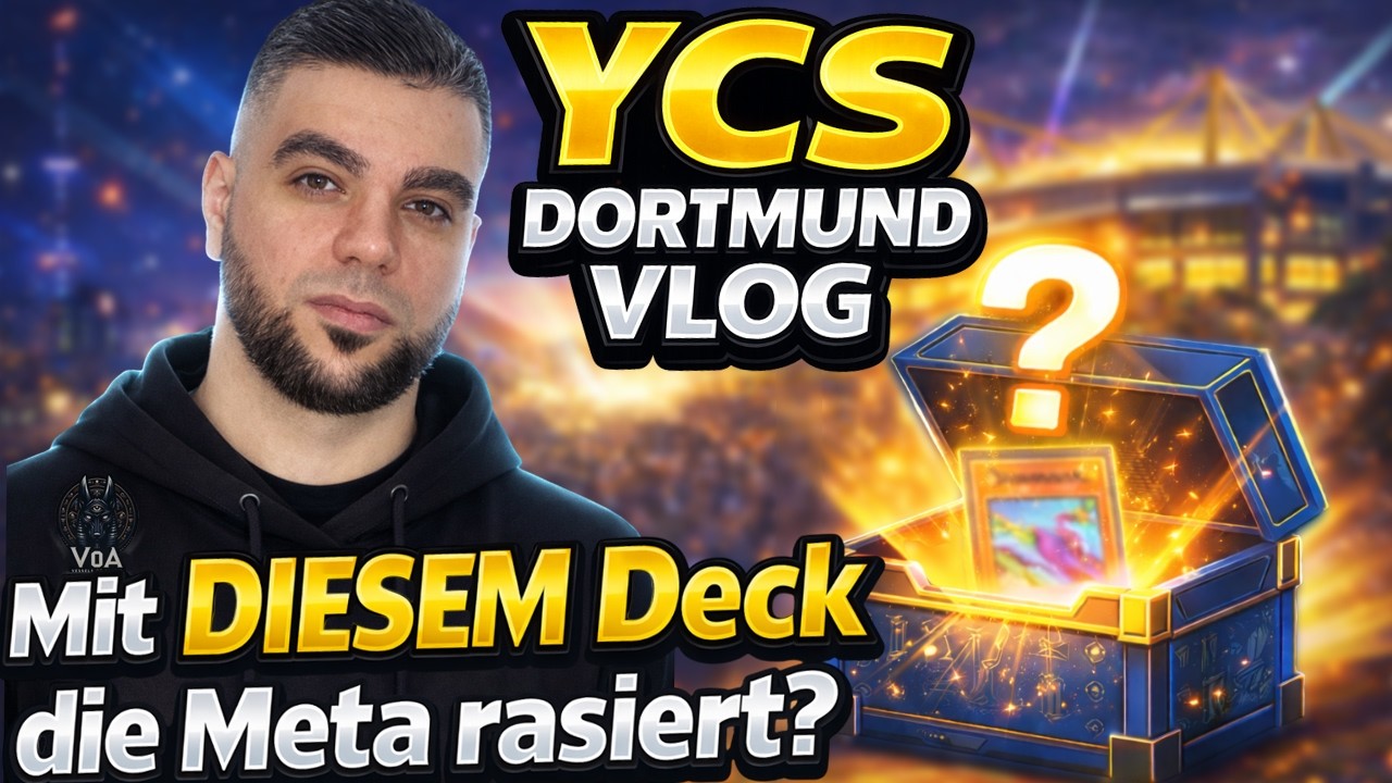 Mit DIESEM Deck die Meta rasiert?! | YCS Dortmund VLOG #yugioh