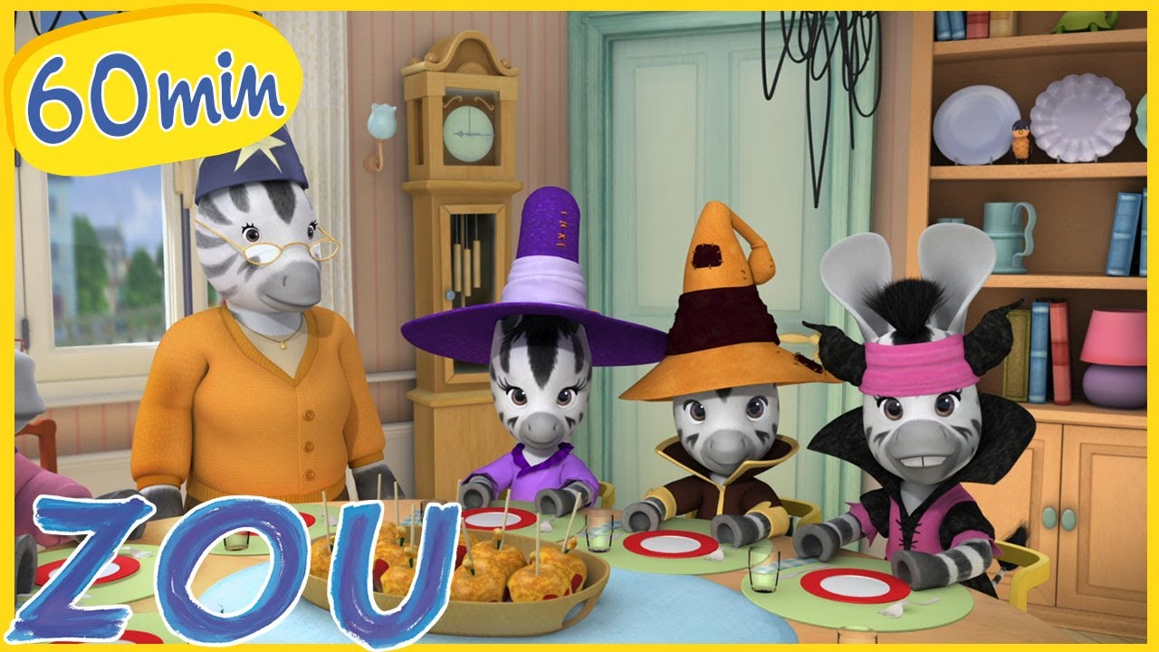 ZOU in italiano 🦓 Compilazione HALLOWEEN 🎃 1 ora 🎃 Cartoni animati per bambini