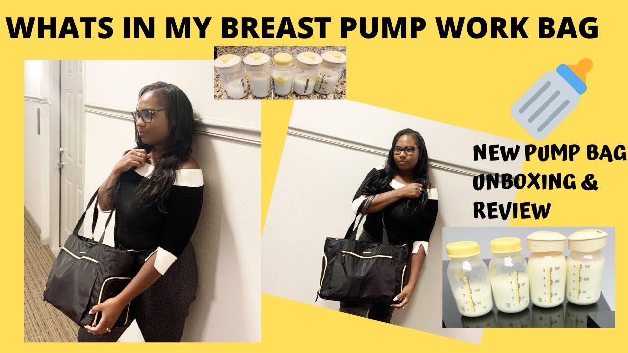 WHATS IN MY BREAST PUMP WORK BAG? NEW PUMP BAG REVIEW!