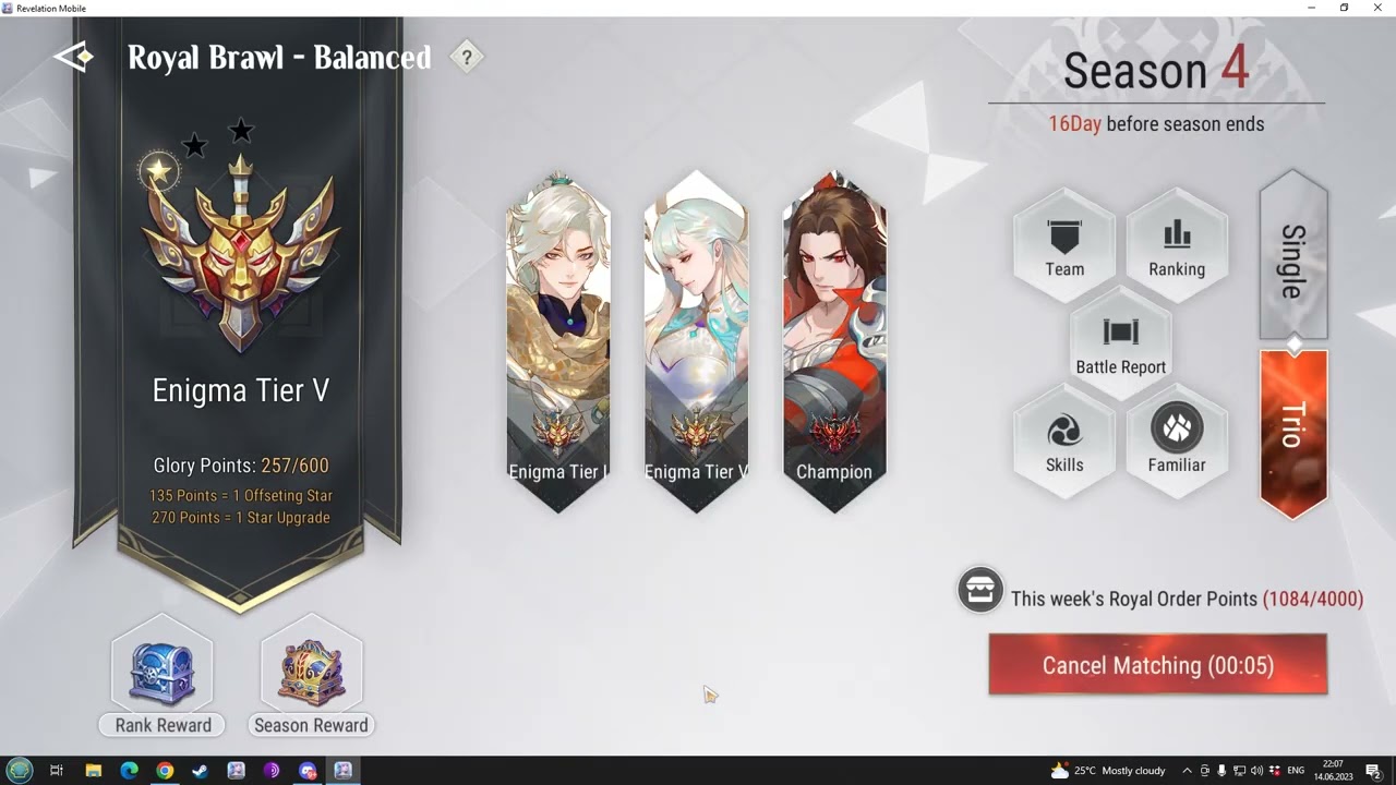 Revelation mobile 3vs3   dreamteam: swordmage, swordsaint, blade master