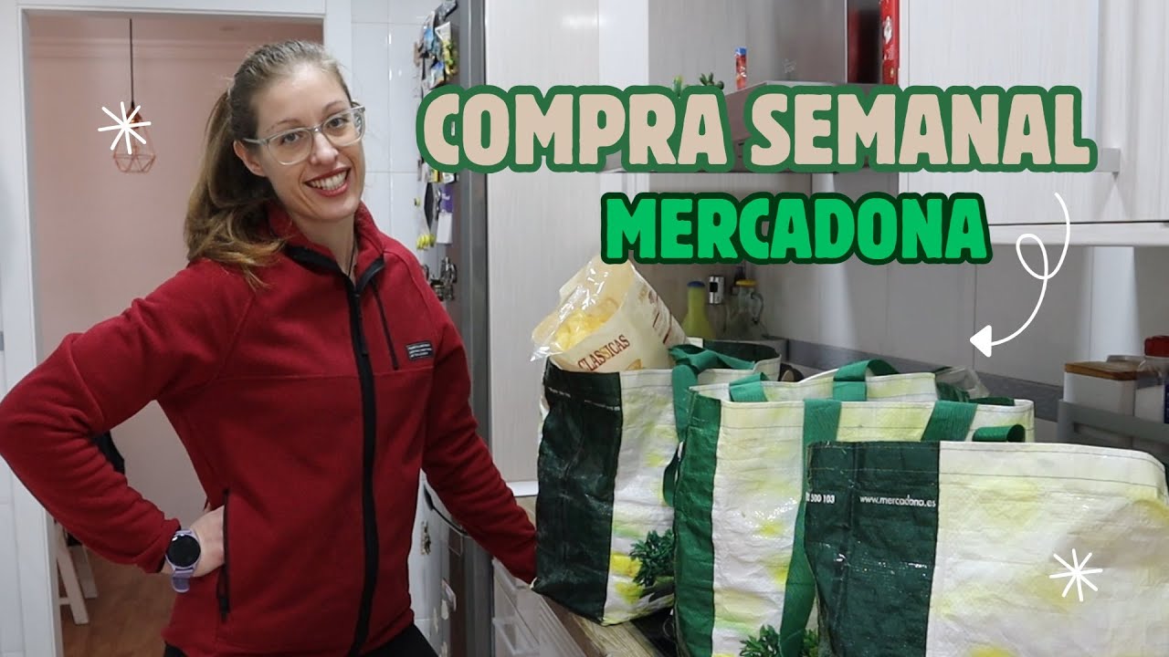 MI COMPRA SEMANAL EN MERCADONA 🛒+ MENU SEMANAL 🍛