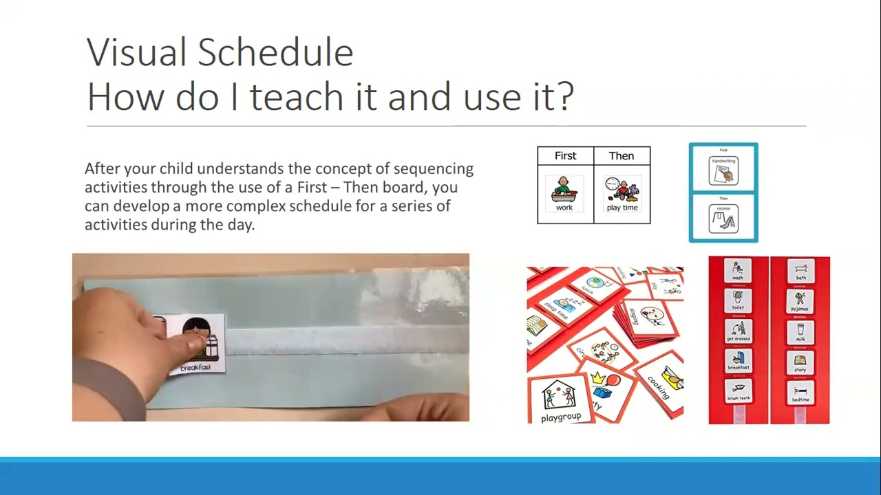 Children's and Young People's Autism Service – Using Visual Schedules