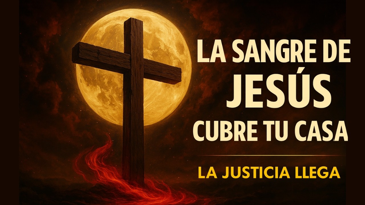 🔥 Clama la Sangre de JESÚS sobre tu CASA y tu FAMILIA | Protección divina contra todo ataque🙏