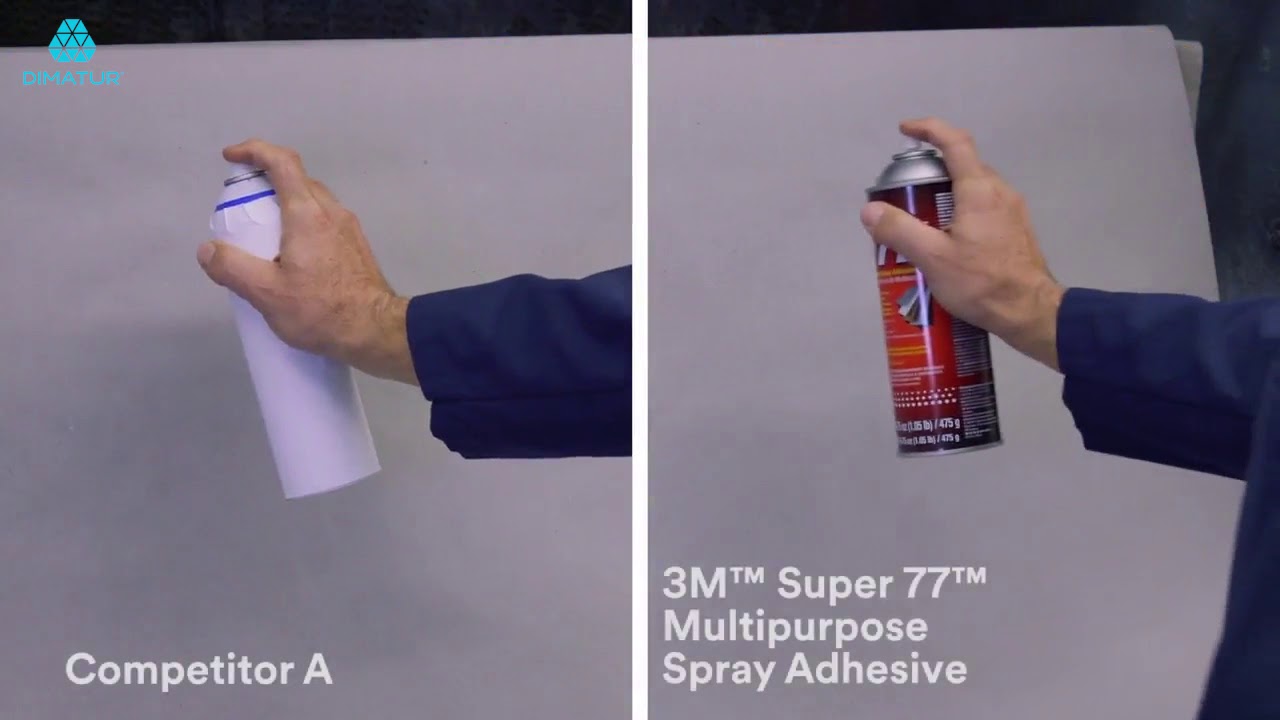 Dimatur – 3M – Spray Adesivo Super 77 (Demonstração)