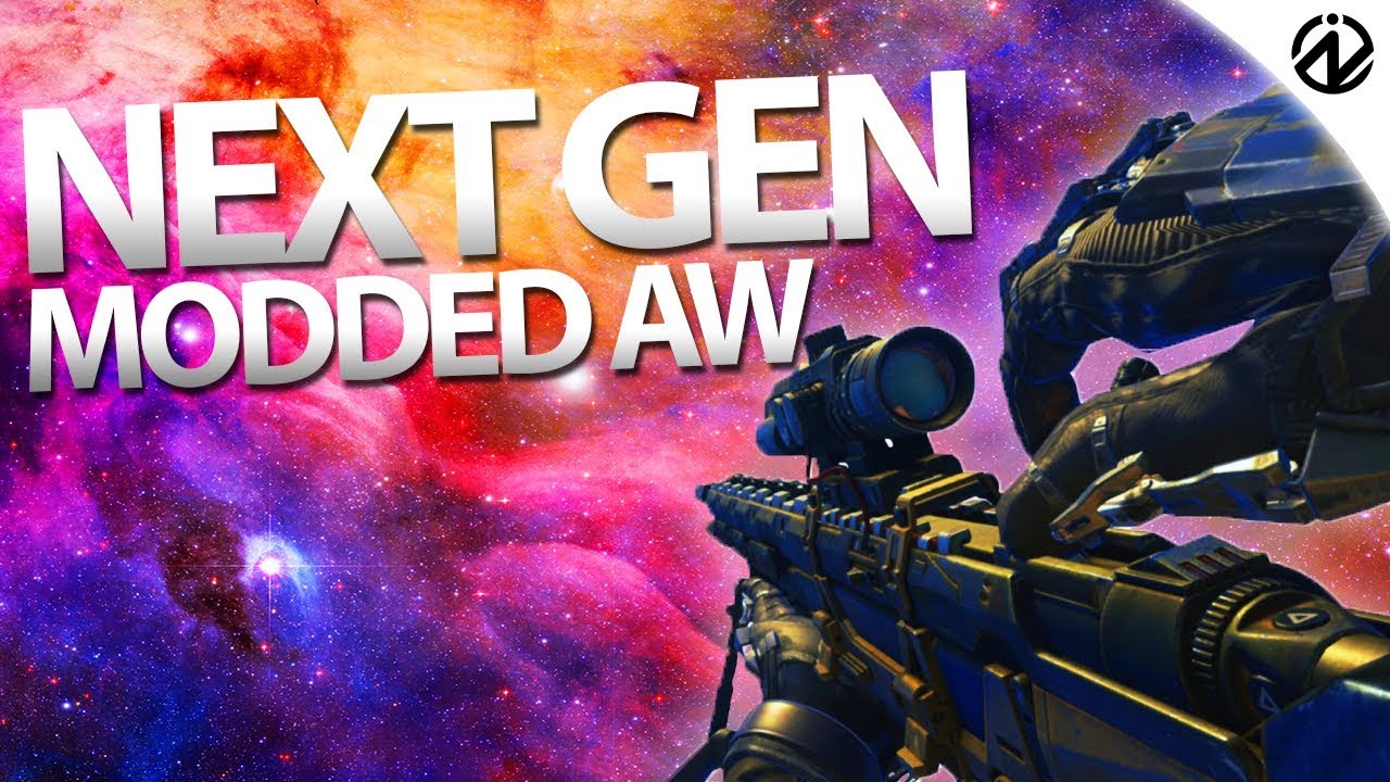 Modded AW Trickshotting on PS4! (UFO, Slides, Depatch Bounces & More!)