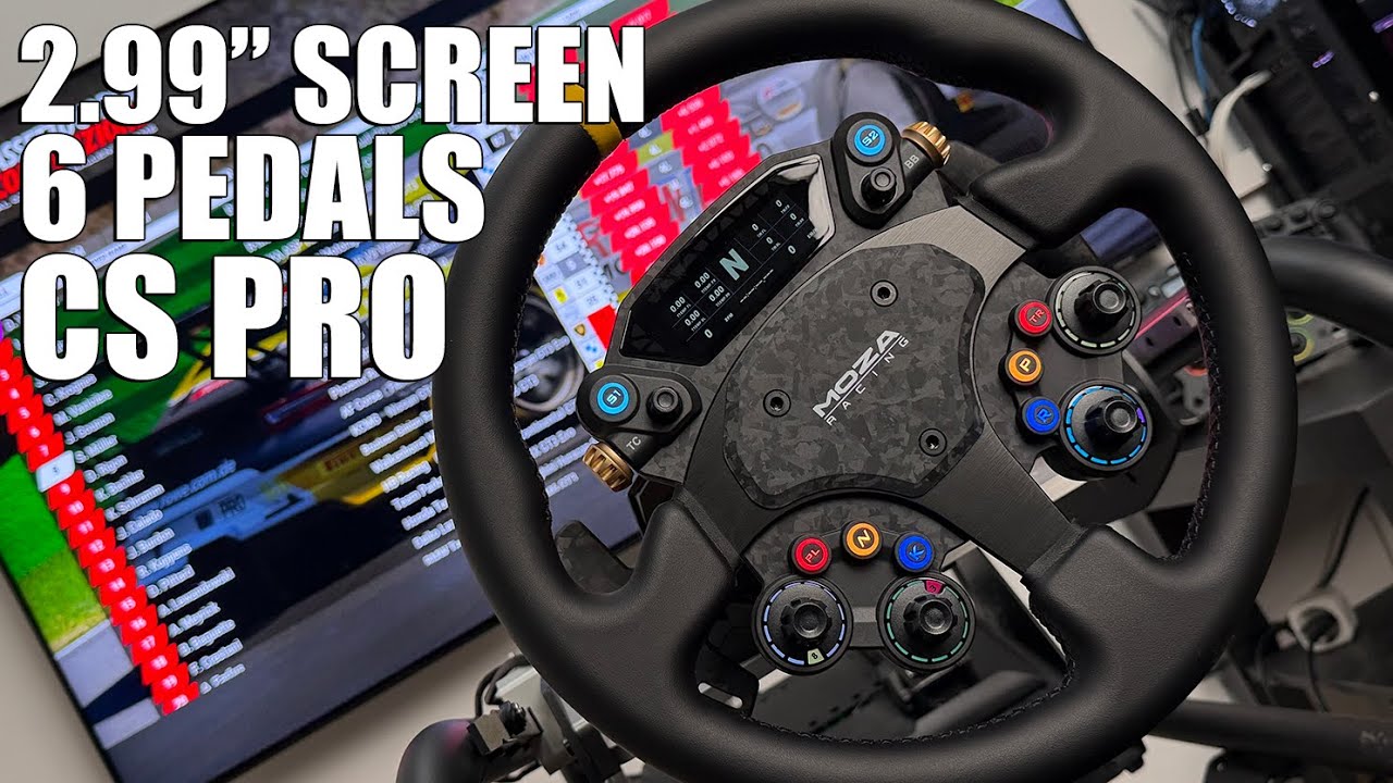 CS Got A Screen - MOZA Racing CS PRO Wheel