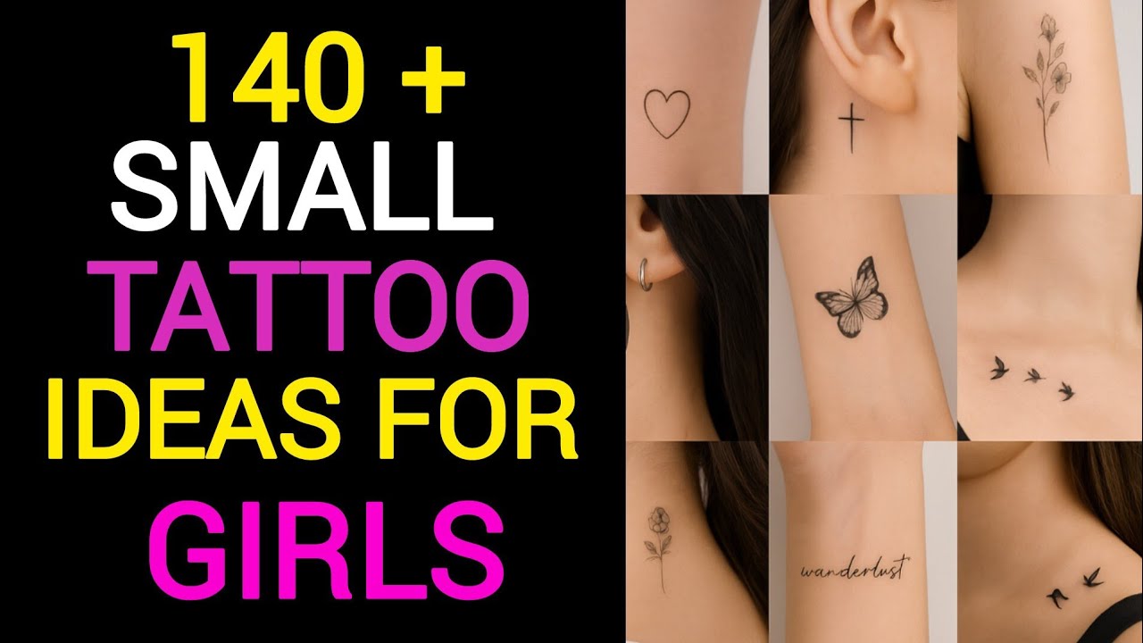Small tattoo ideas /140+ Small Trendy Tattoo for Girls | Tattoos for Women / small tattoo collection