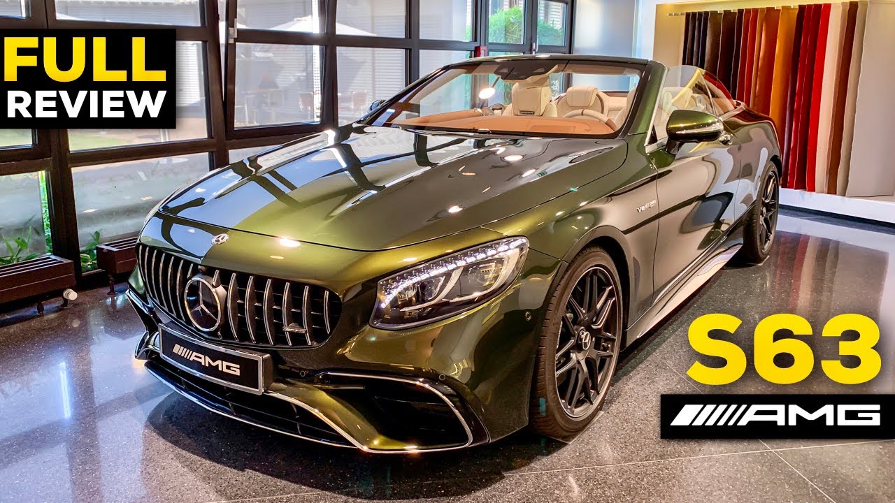 2019 MERCEDES AMG S63 V8 BRUTAL Olive Green FULL Review VIP CENTER OF EXCELLENCE Showroom Germany