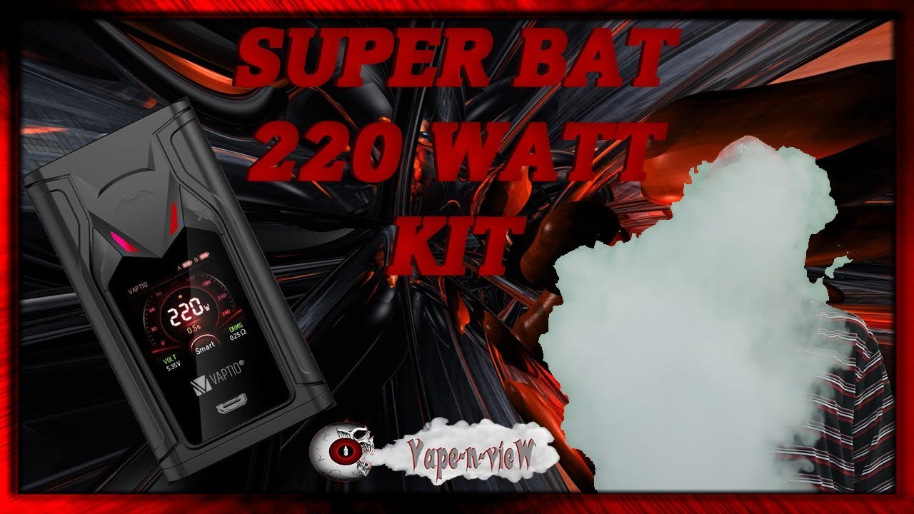 Super Bat 220 Watt от Vaptio &mdash; вейп-устройство в стиле Бэтмена