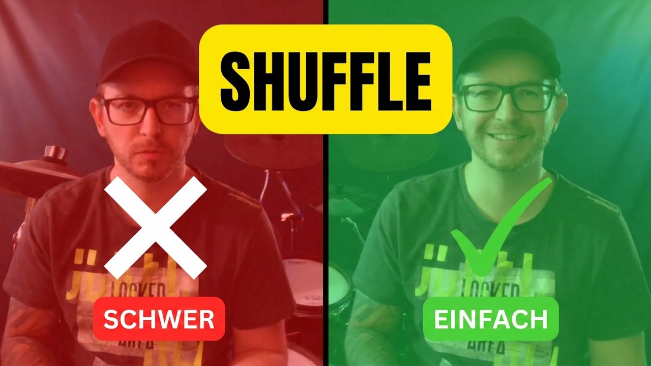 so klappt es auch mit dem Shuffle am Schlagzeug